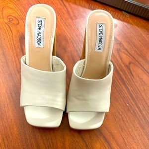 Steve Madden. Size 7.  Ivory. Used once.